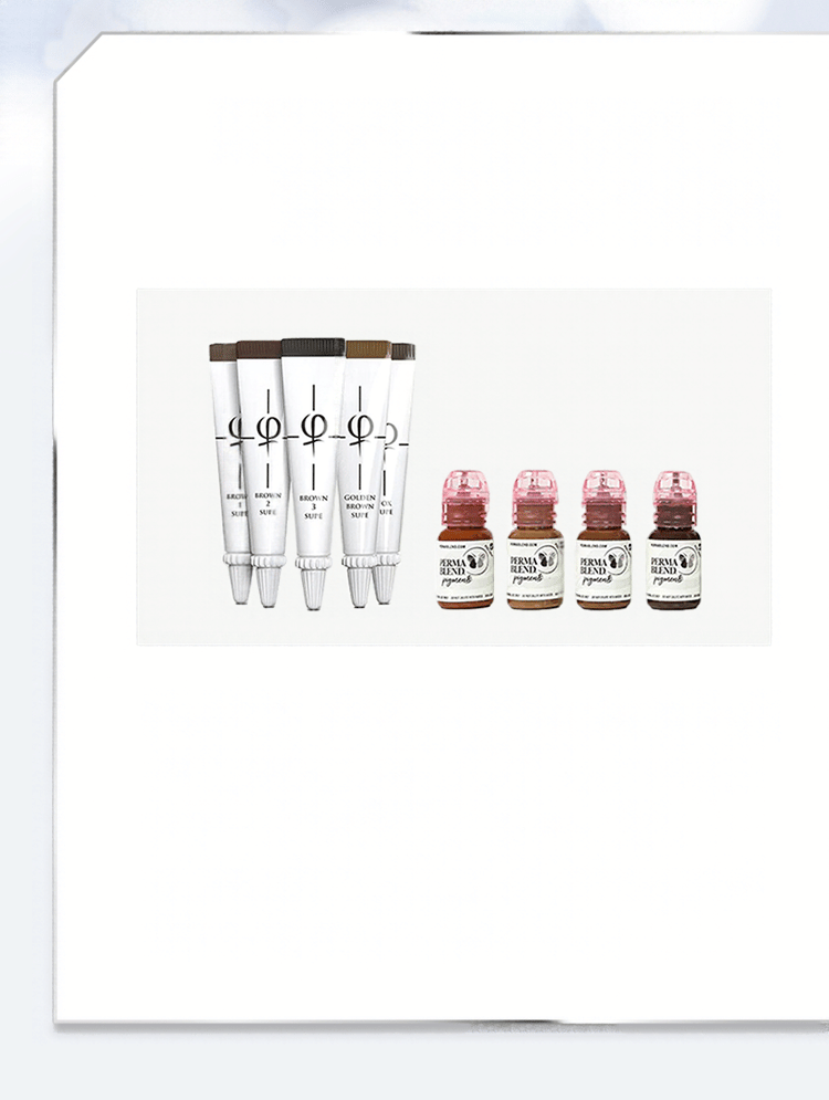 PermaBlendとphibrowの色素製品
