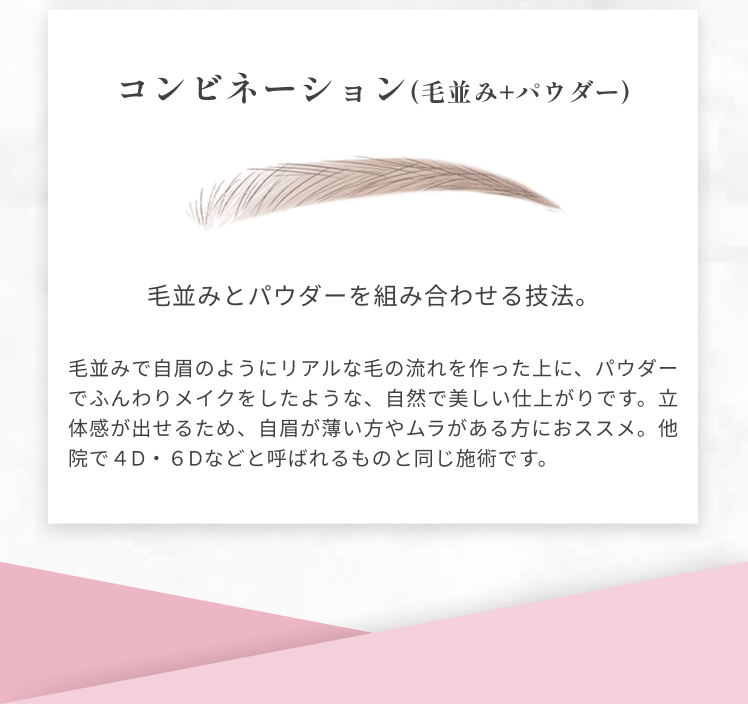 コンビネーション(毛並み+パウダー)